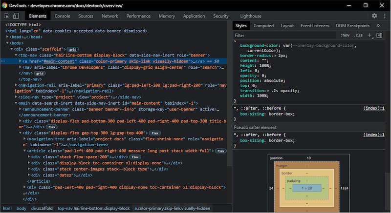 Chrome Devtools ejemplo