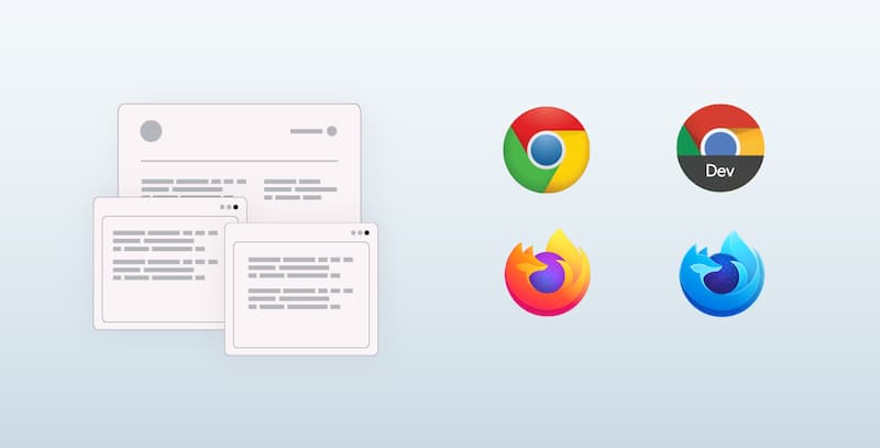 Navegadores web y sus logotipos