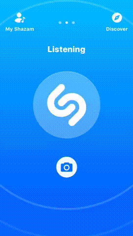 Efecto de escucha de Shazam